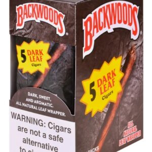 Backwoods Dark Leaf Cigars 5PK